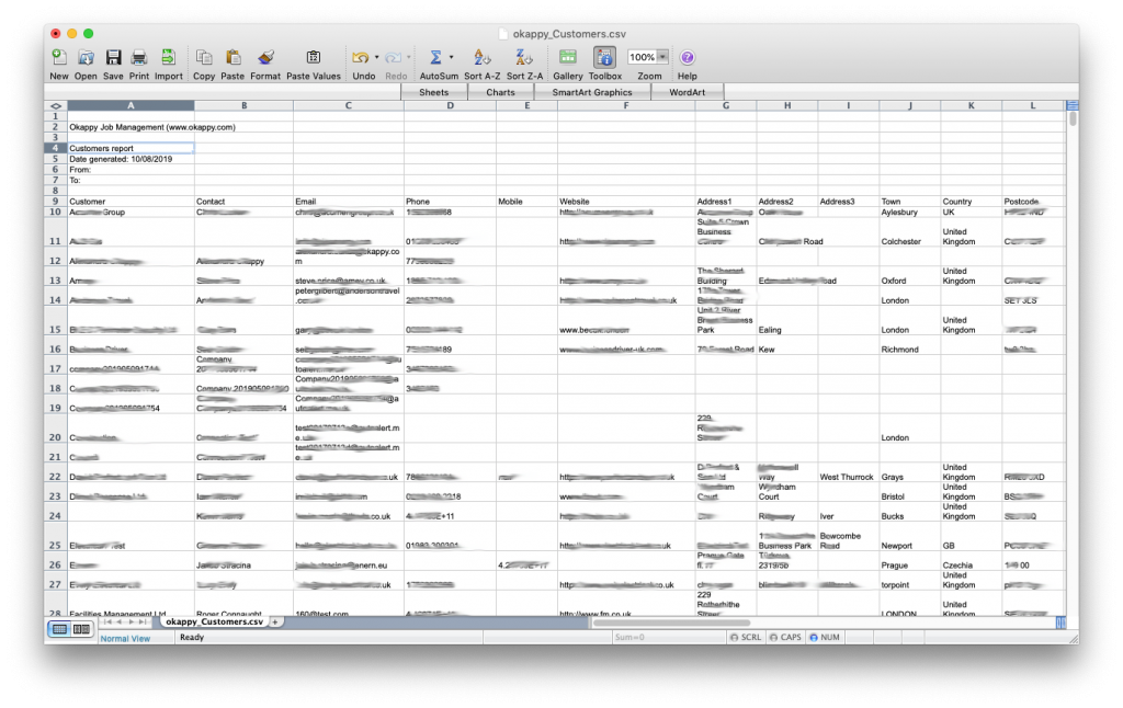 Export Customers Report to Microsoft Excel Export Customers Report to Microsoft Excel