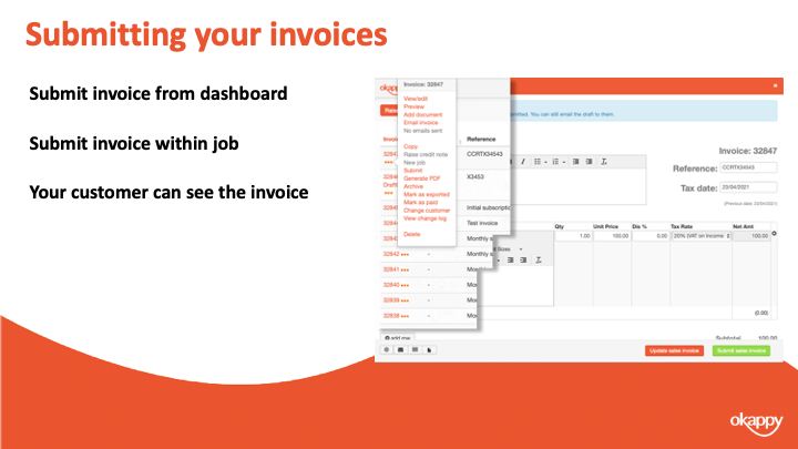 Invoice Webinar Slide11 - Submitting your invoices