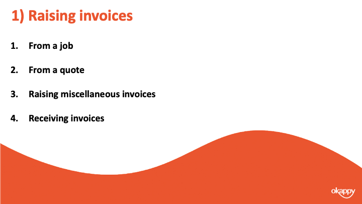 Invoice Webinar Slide7 - Raising invoices