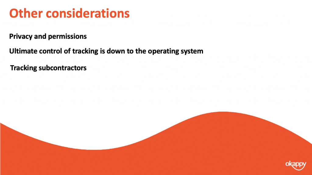 Slide12 Other Tracking Considerations