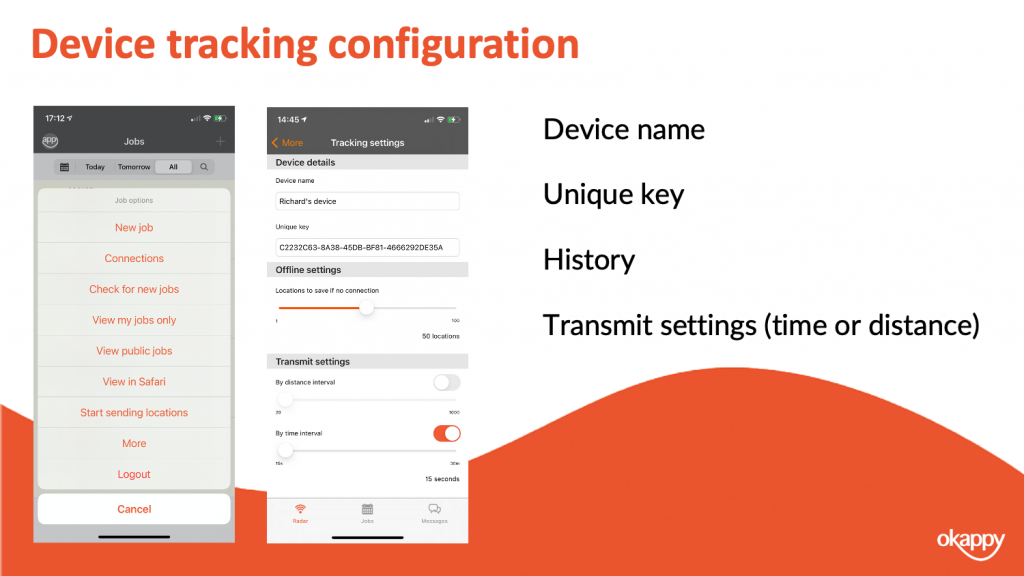 Slide6 Device Tracking Configuration