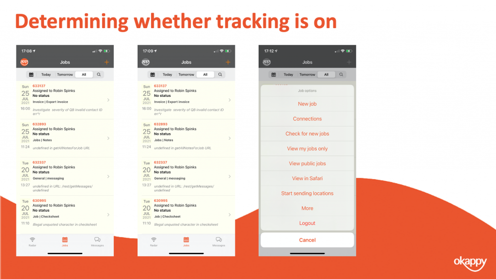 Slide7 Determine Whether Tracking On