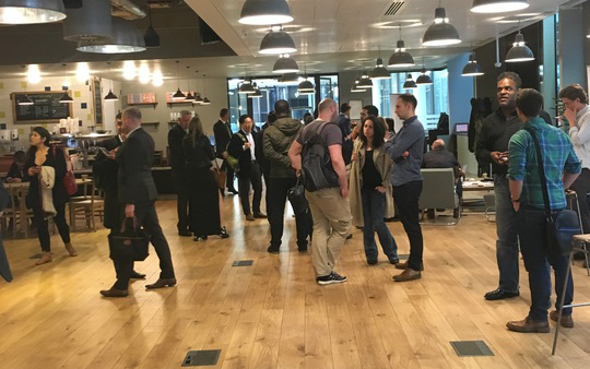 Winding down after the Networking for Funders event.