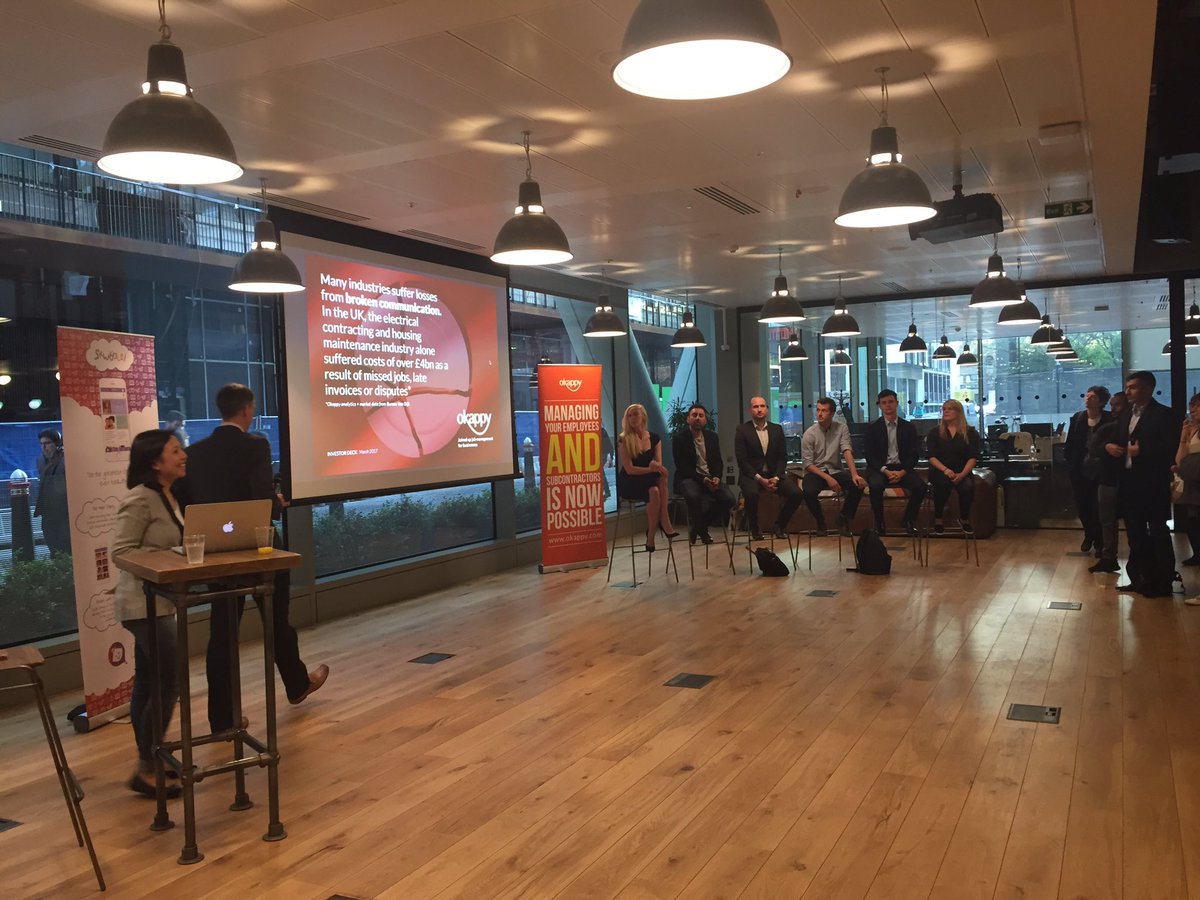 Pitching at the Networking for funders event