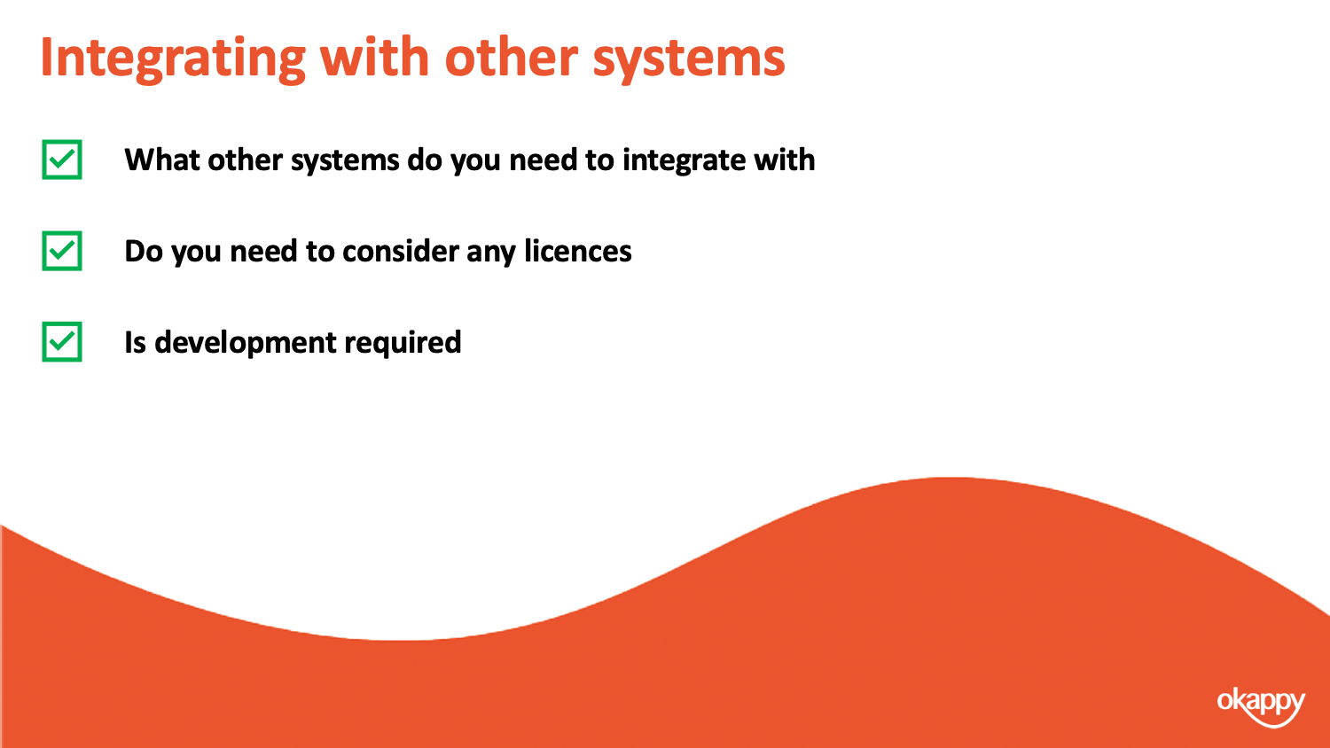 Integrating with other systems