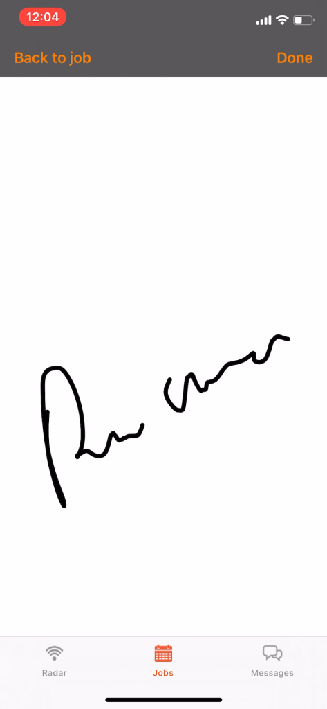 ios add signature