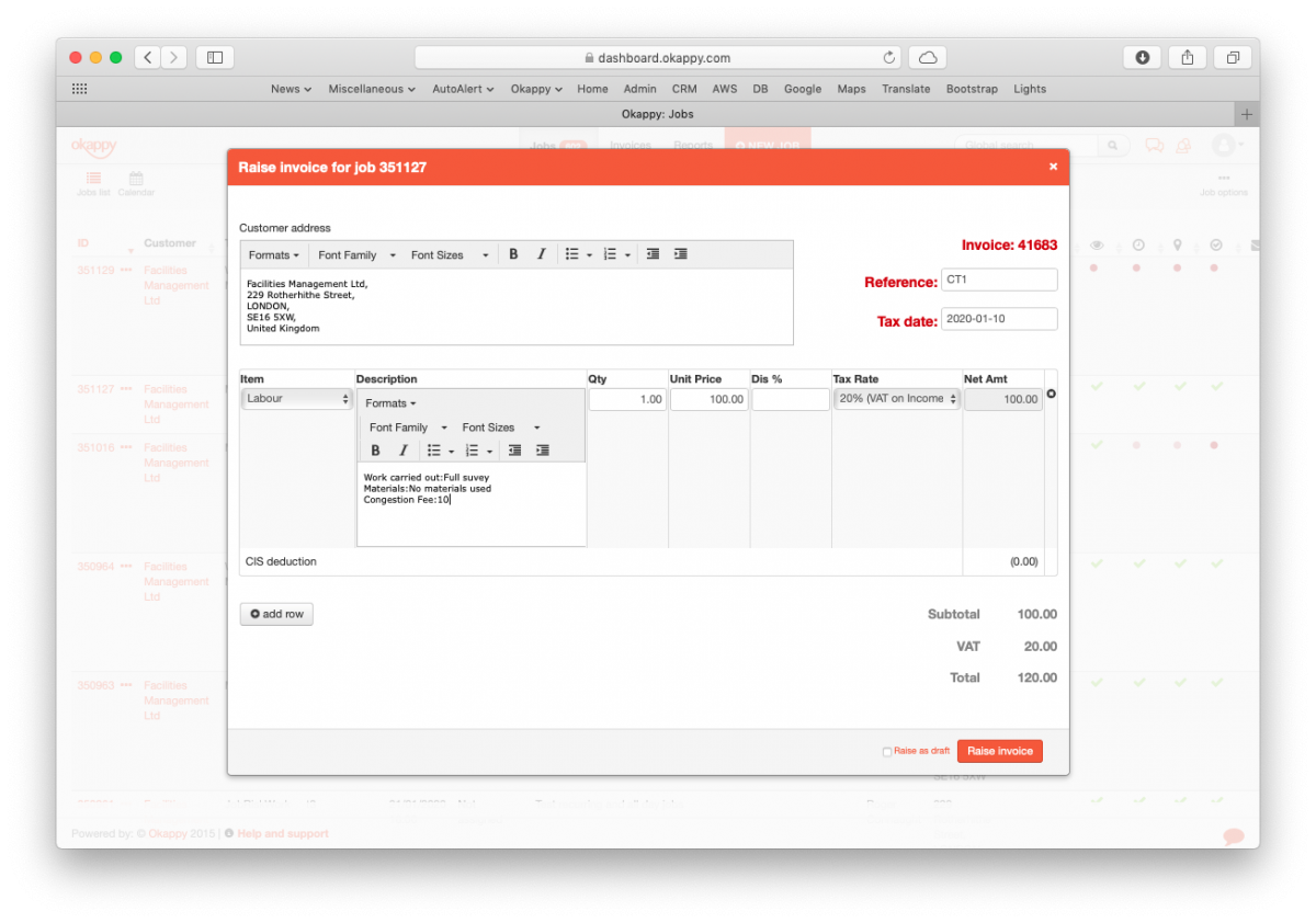 Export your invoice to QuickBooks