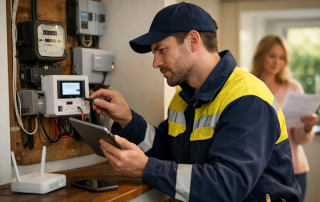 Smart meter installation