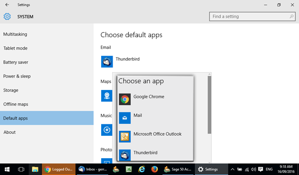 Windows 10 Choose an app